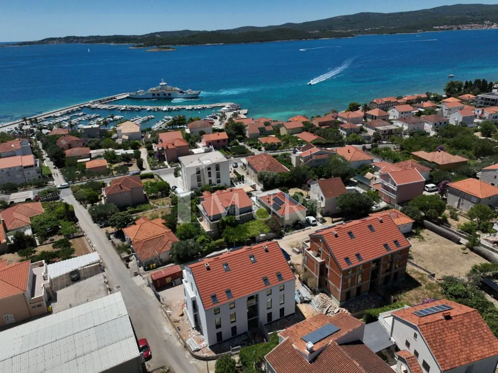 Vue aérienne - Two-Bedroom Apartment with Sea View in Orebić