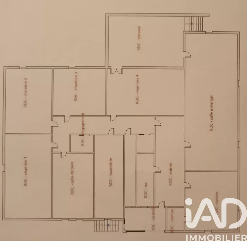 Plan - Maison avec Vue sur les Pyrénées à Beaumarchés