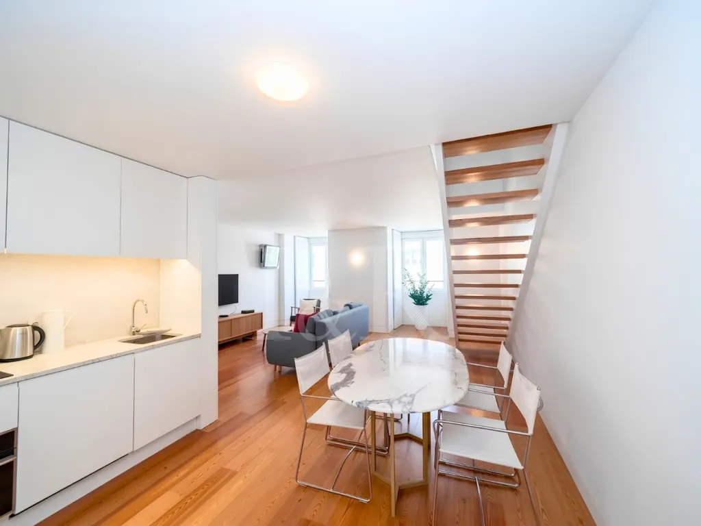 Köök - Duplex Apartment with Historic Charm in Baixa, Lisbon