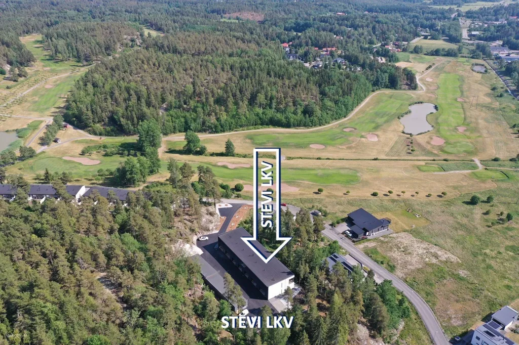Vista aerea - Modern Apartment with Garden in Naantali