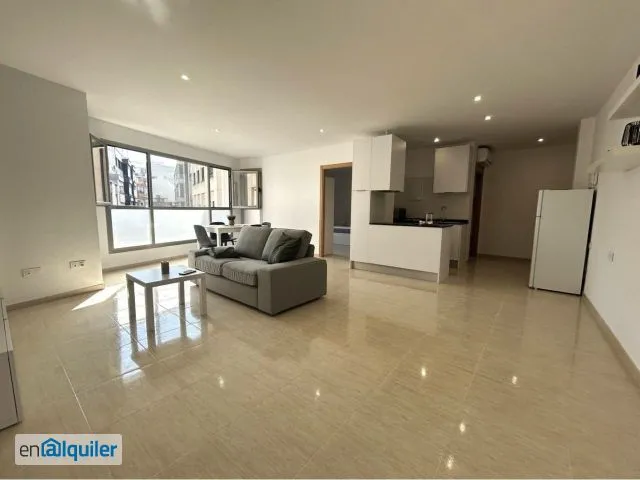 Séjour - Modern Flat with Office Kitchen in Burriana