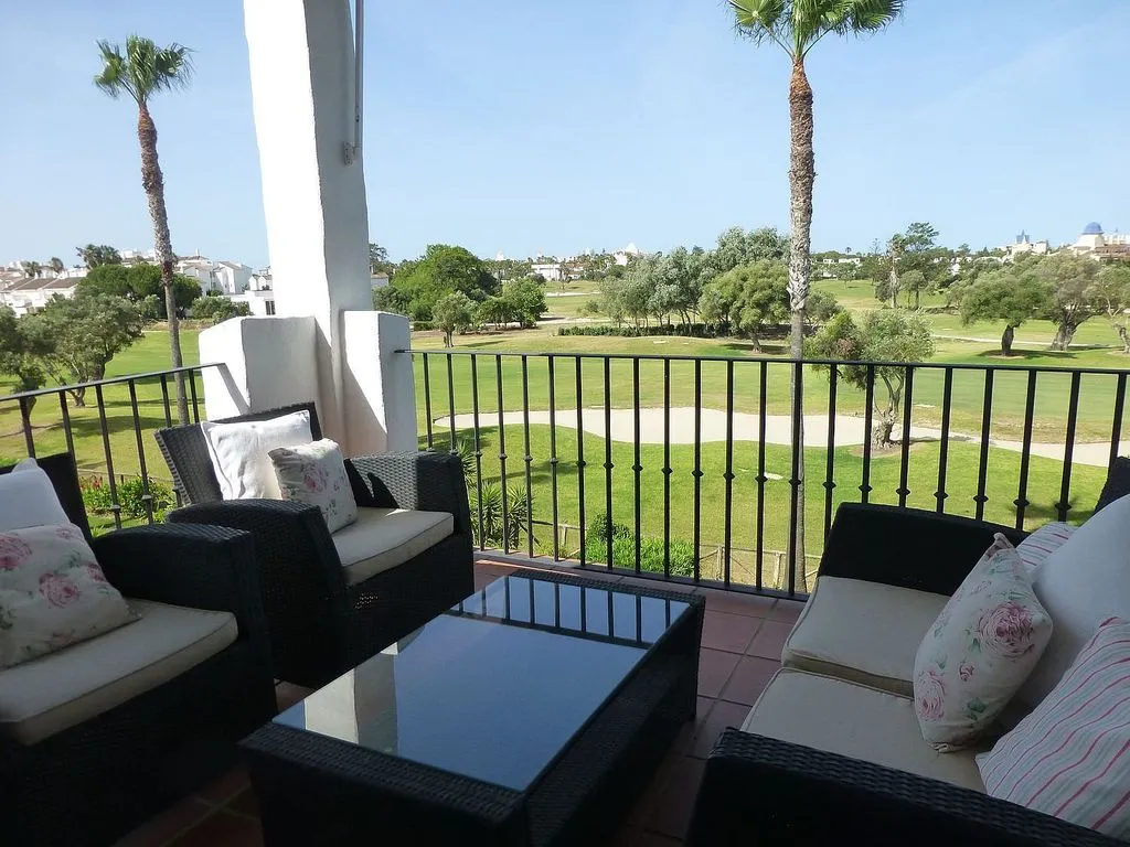 Terrasse - Penthouse with Pool in Costa Ballena Golf