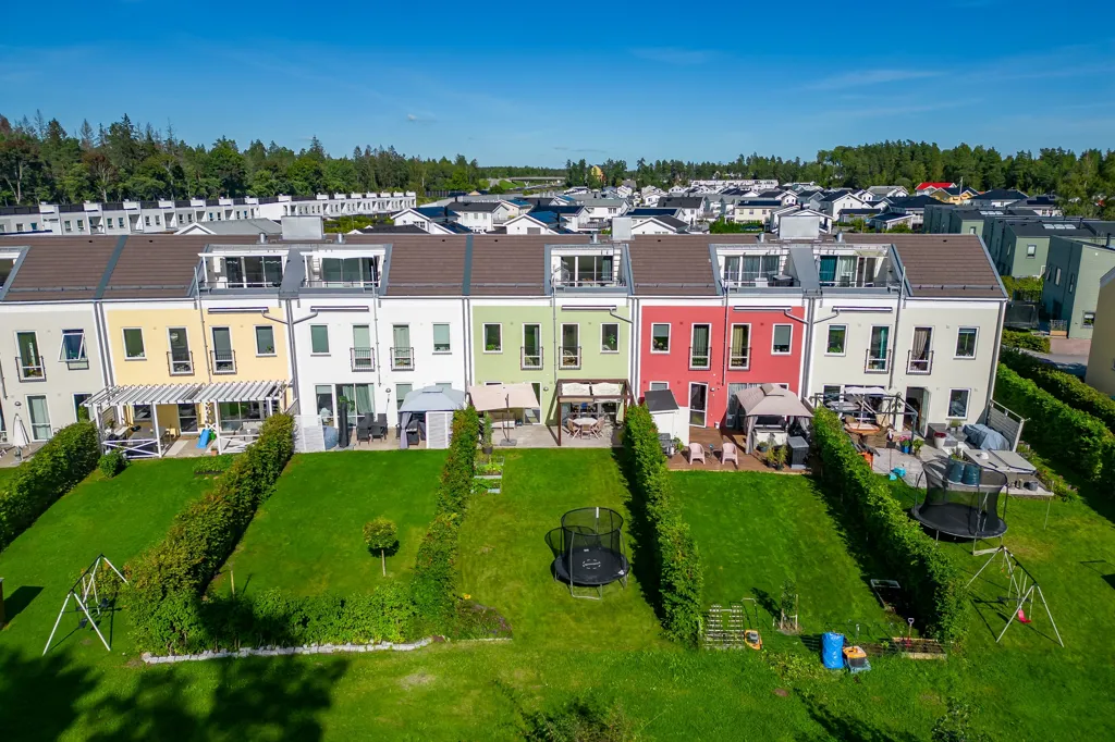 Vue aérienne - Modern Apartment with Terraces in Lindbacken