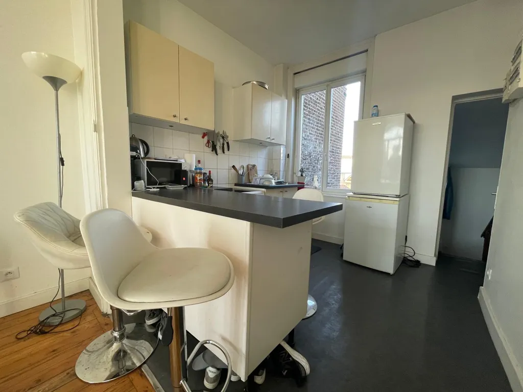 Cuisine - Appartement T2 avec Cuisine Séparée à Lambersart