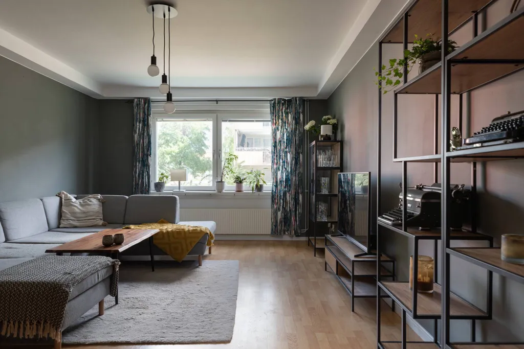 Séjour - Apartment with Balcony in Västerås