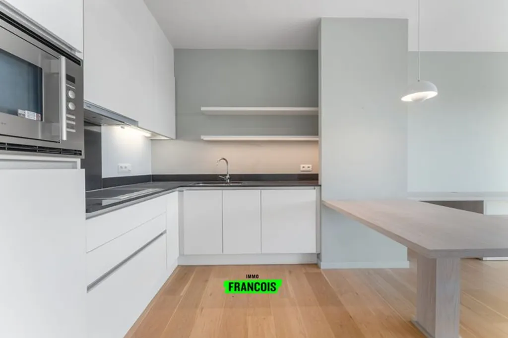 Cuisine - Appartement-Service Luxueux avec Vue Golf à De Haan
