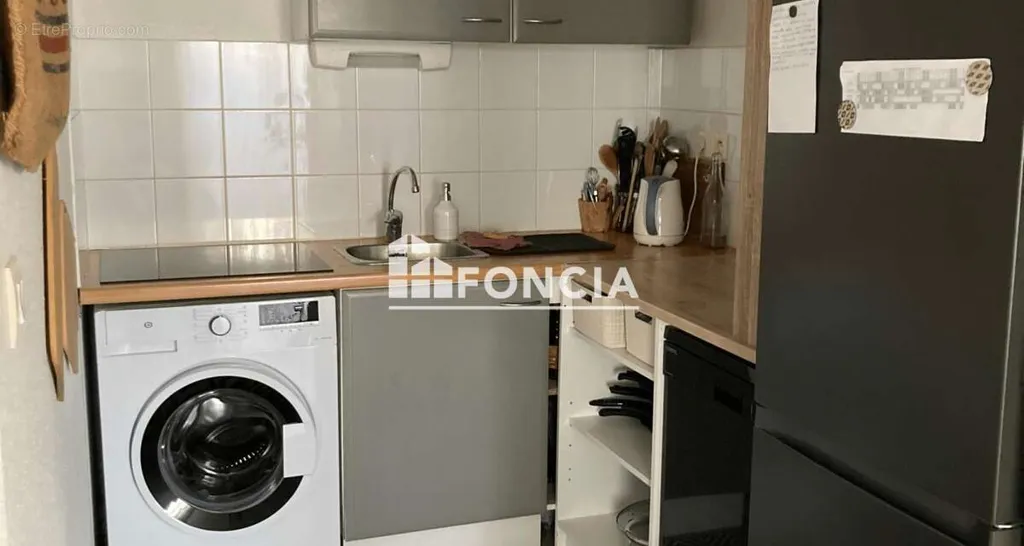 Kitchen - Secure Residence with Pool, Ground Floor Flat in Deauville