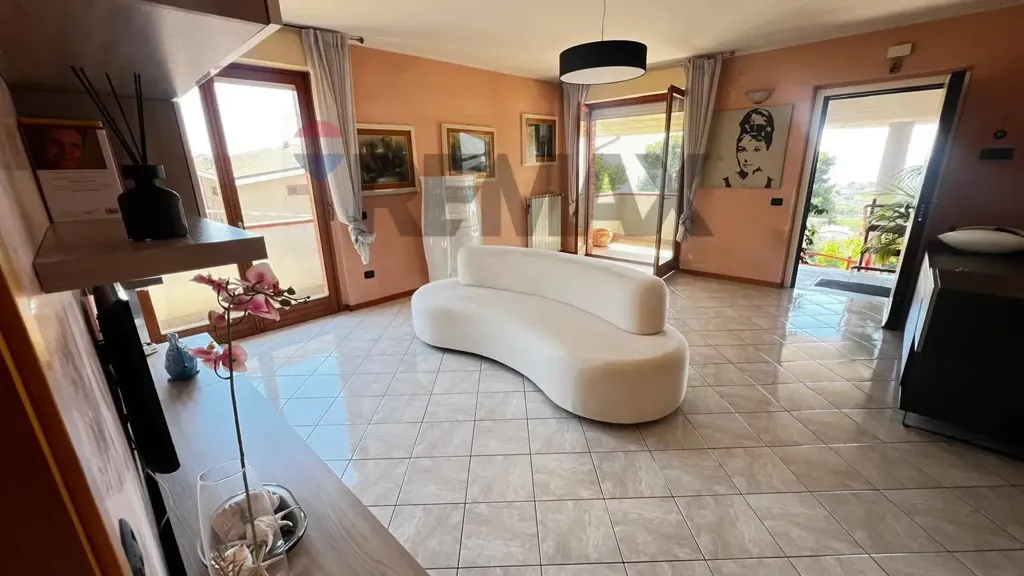 Séjour - Panoramic Attico Apartment in Città Sant'Angelo