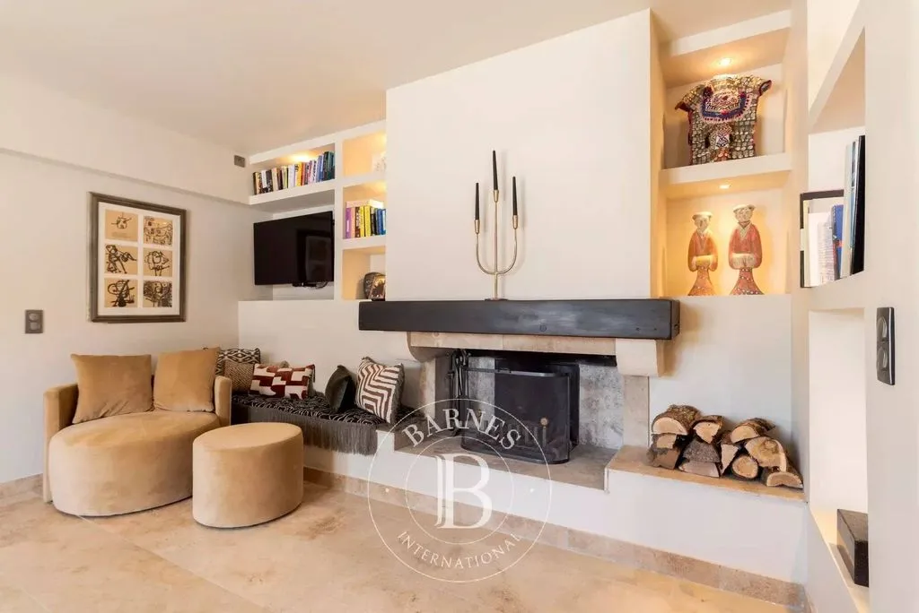 Salón - Luxury Villa with Pool in Roquefort-les-Pins