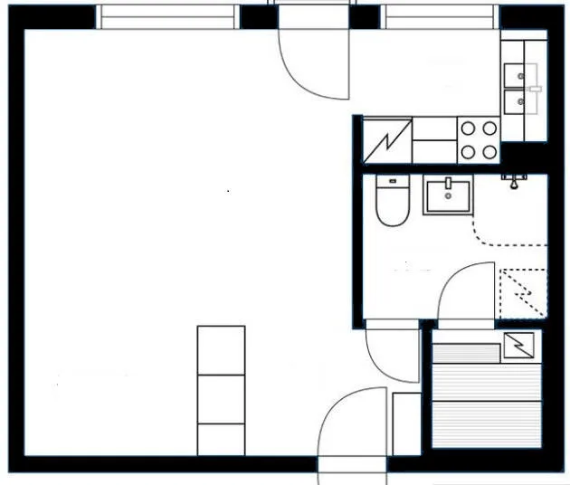 Plaan - Alcove Flat with Balcony in Oulu Centre