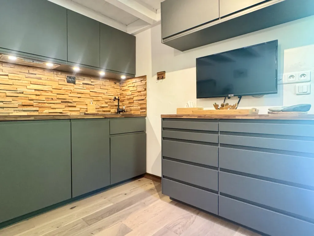 Cucina - Renovated Duplex with Balcony in Deux Alpes