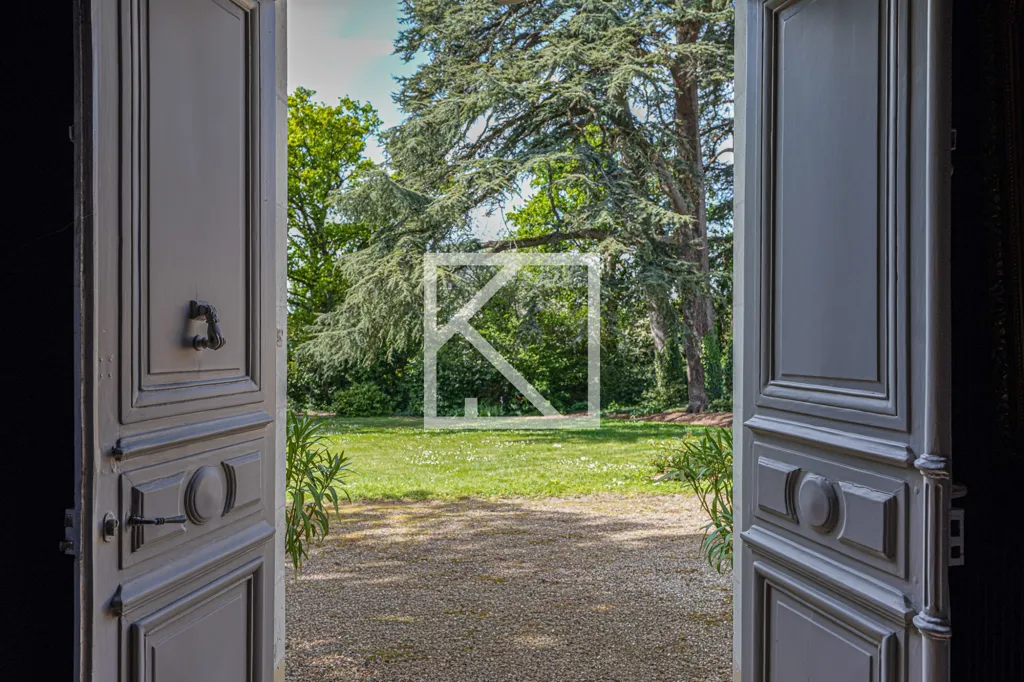 Jardin - Hôtel Particulier XIXe avec Piscine à Angers