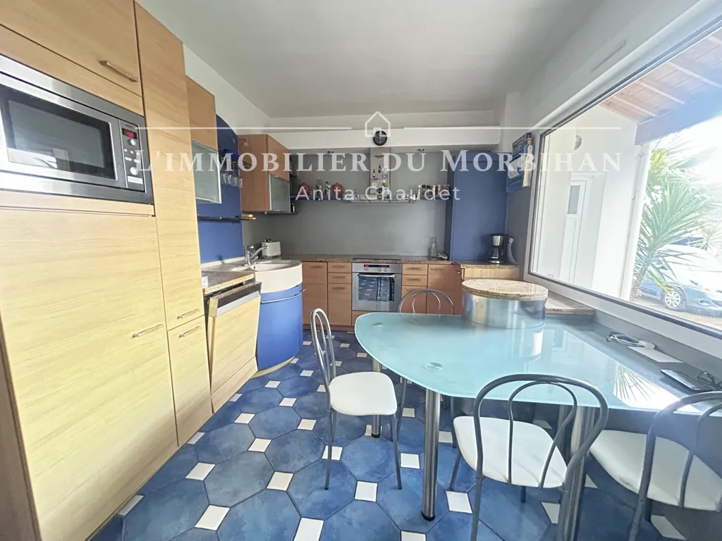 Cuisine - Maison avec Piscine Chauffée à 200 m de la Plage