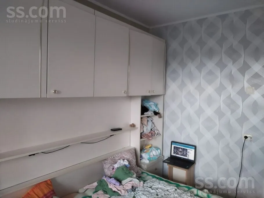 Camere da letto - Spacious Two-Bedroom Flat with Balcony in Bolderāja