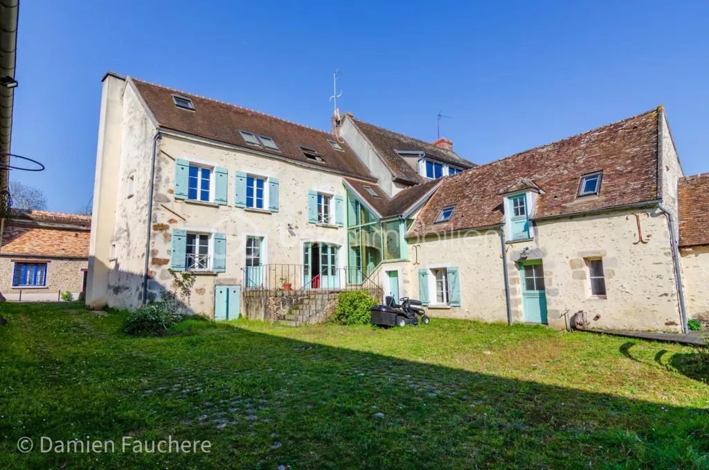 Jardin - Demeure de Caractère en Deux Habitations à Sainte-Mesme