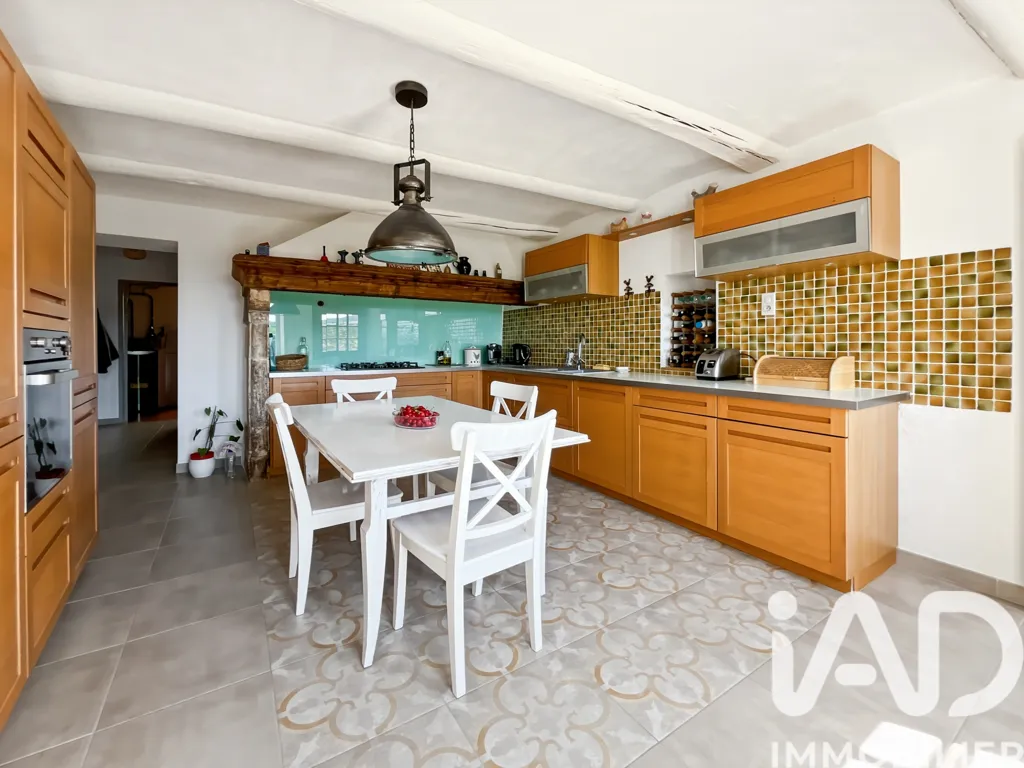 Cucina - Rustic Stone Mas with Garden in Goudargues