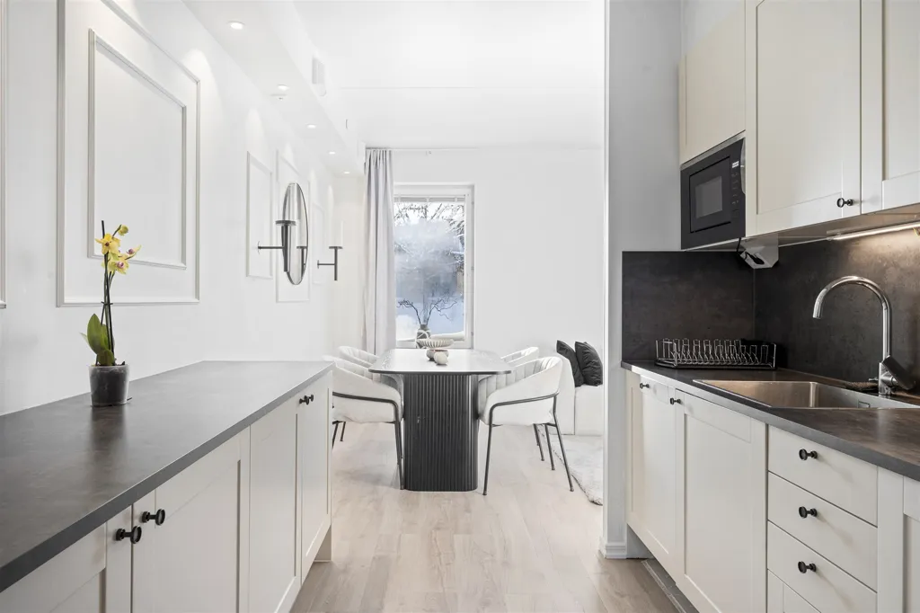 Cucina - Apartment with Balcony in Uppsala