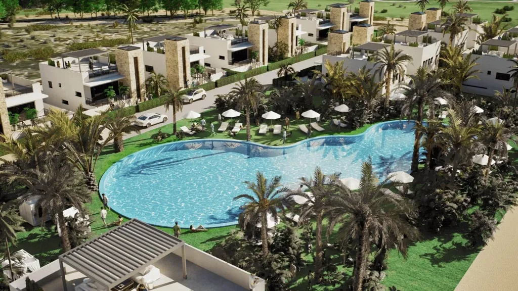 Piscine - New Build Villa with Solarium in Camposol, Mazarrón