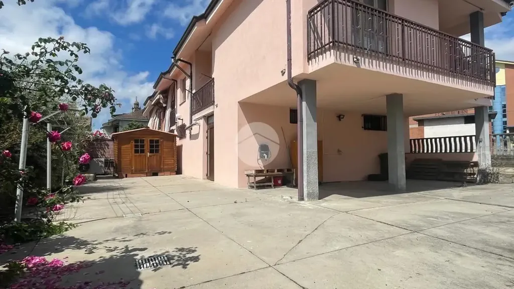 Exterior - Retrofitted Villa with Balconies in Asti