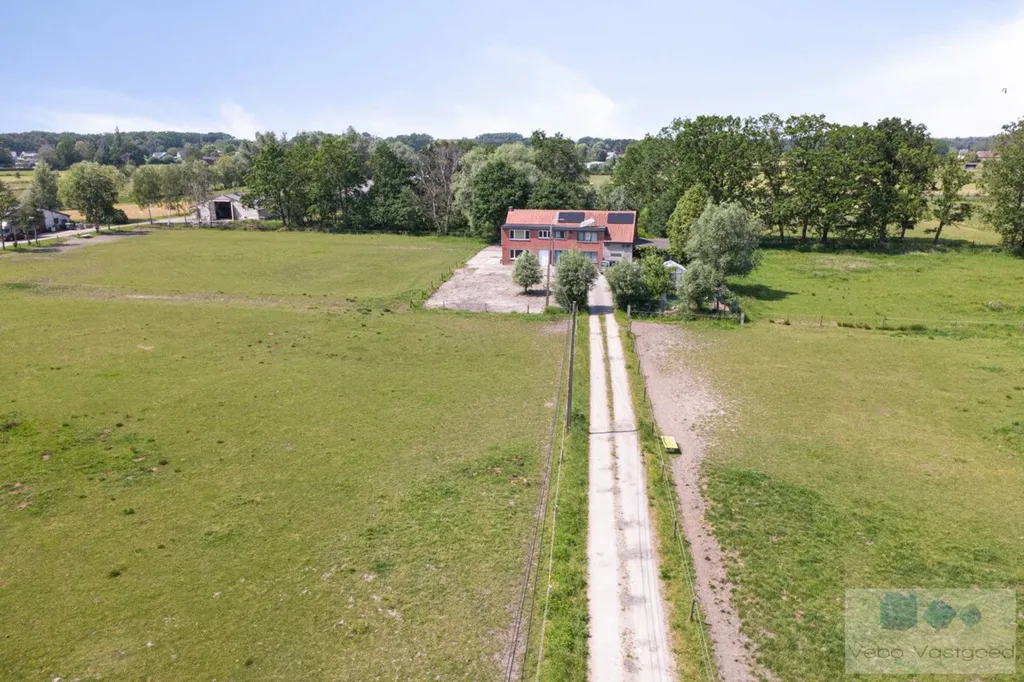 Õhuvaade - Renovated House with Garden in Itegem