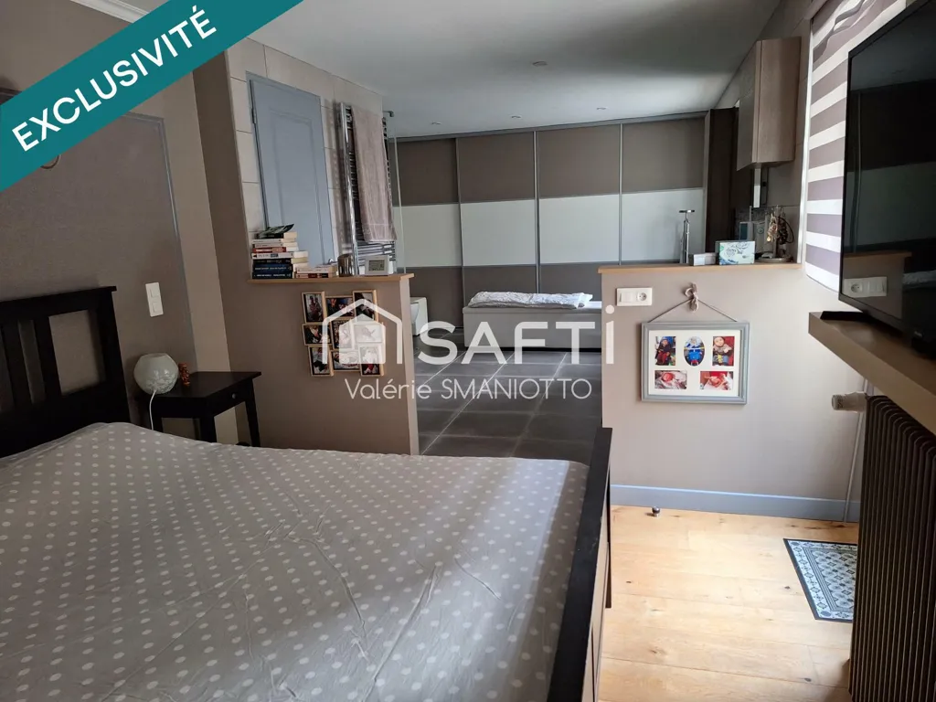 Camere da letto - Renovated Townhouse with Pool in Langon