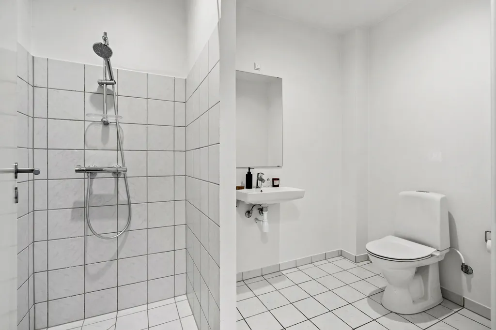 Salles de bain - Renovated Flat with Central Location in Odense C