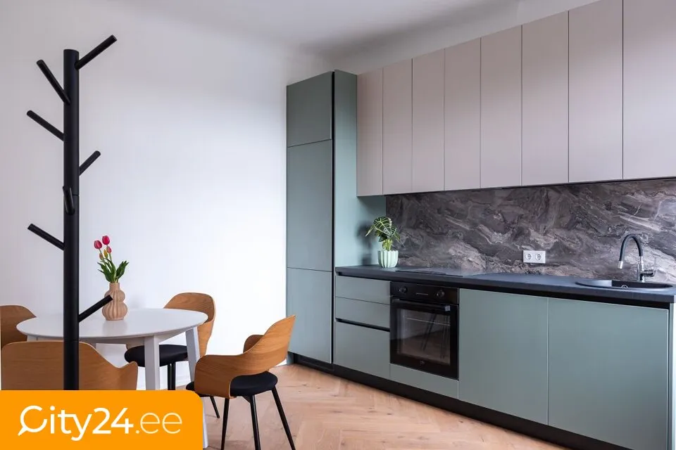 Cucina - Renovated Flat with Shower in Riga Centre