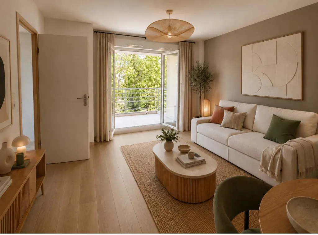 Séjour - Studio avec Balcon à La Seyne-sur-Mer