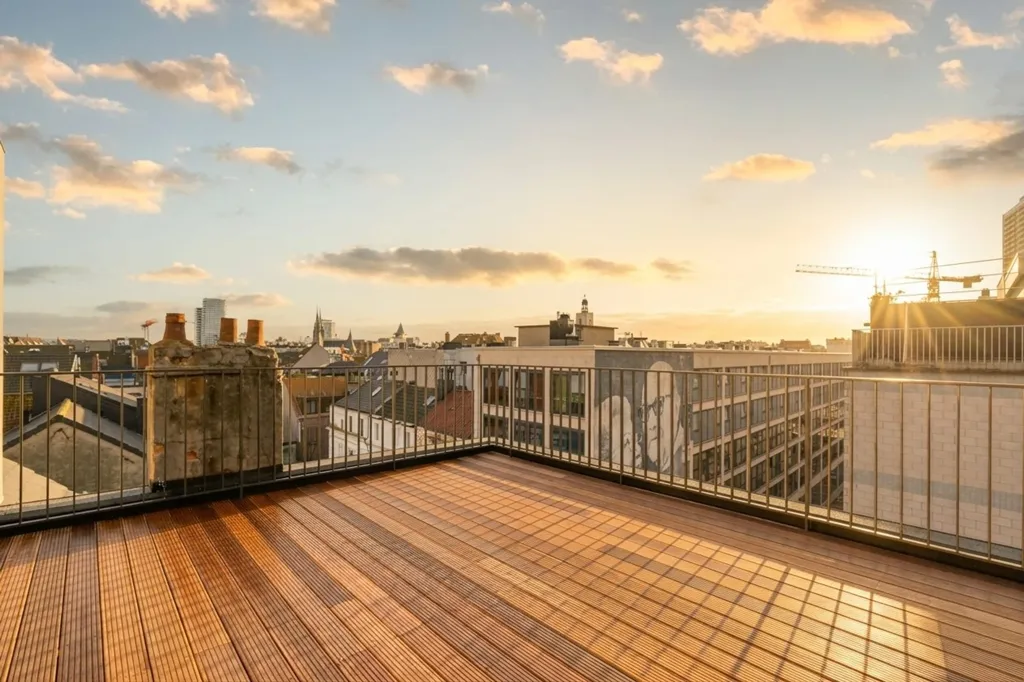 Terrass - Duplex Penthouse with South-West Terrace in Ostend