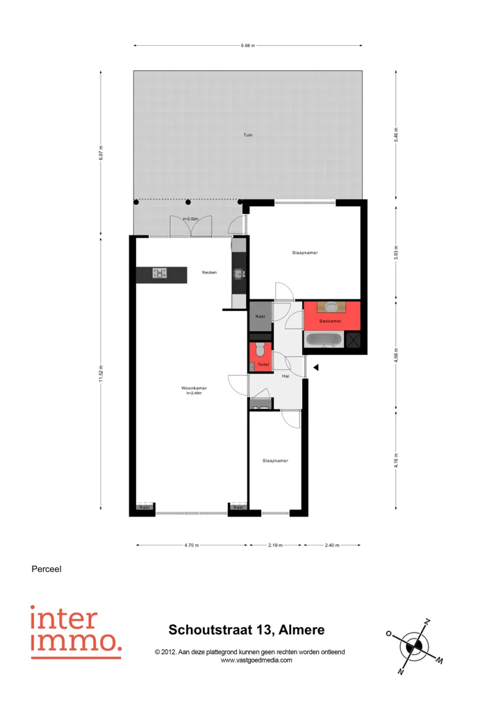 Plan - Galerie Flat with Garden in Almere Stad