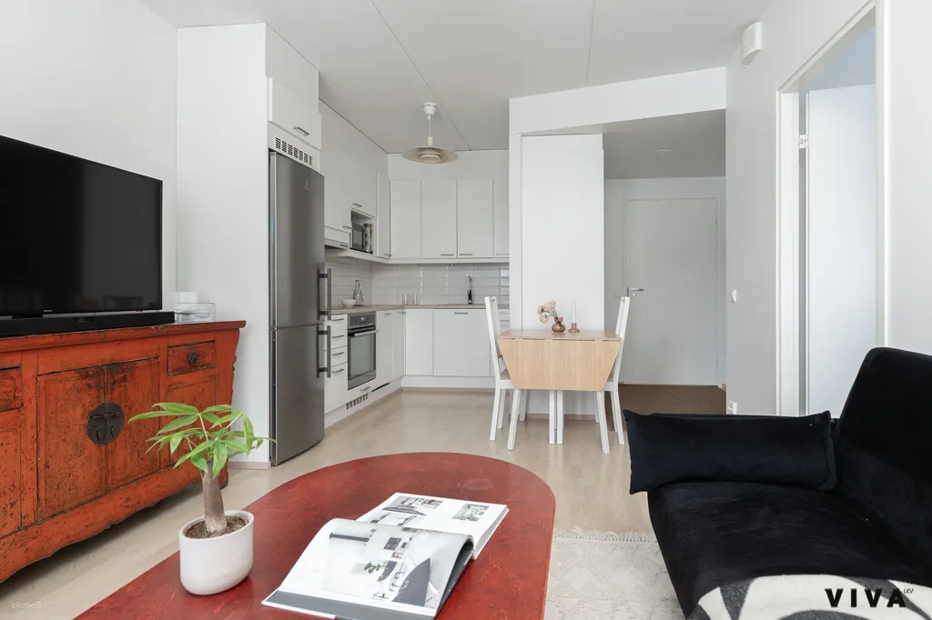 Séjour - Modern Flat with Balcony in Matinkylä