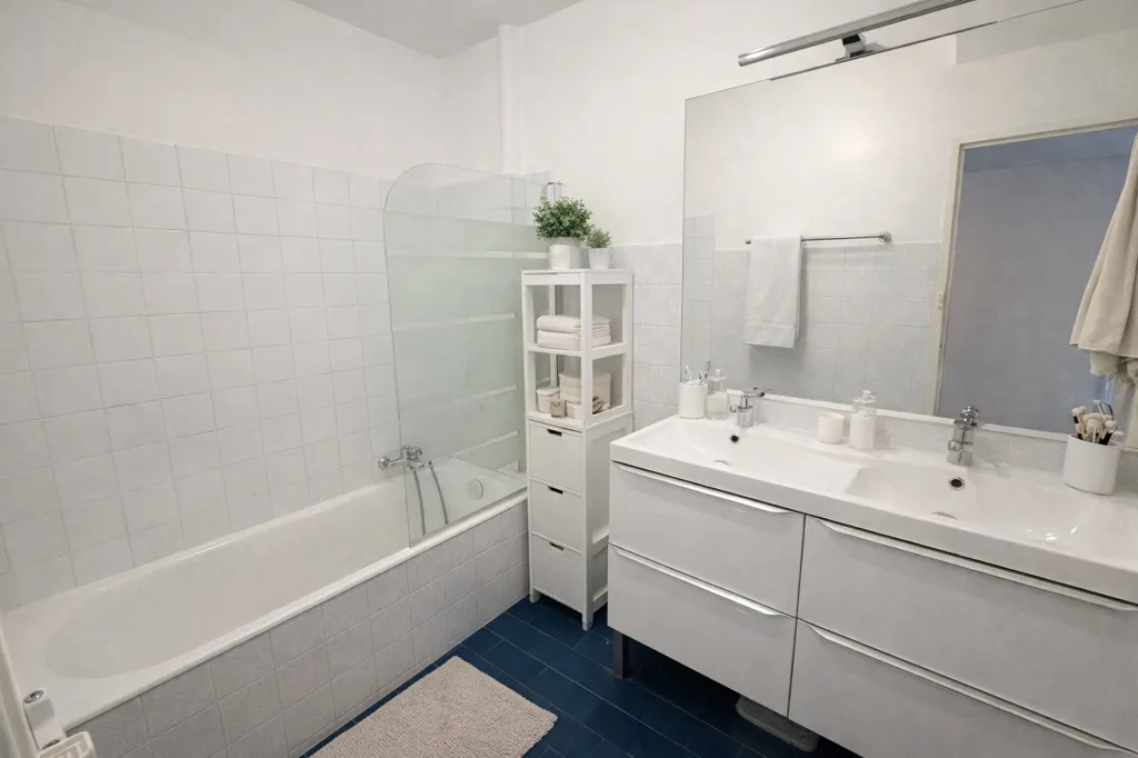 Salles de bain - Appartement T2 avec Terrasse à Mazargues, Marseille