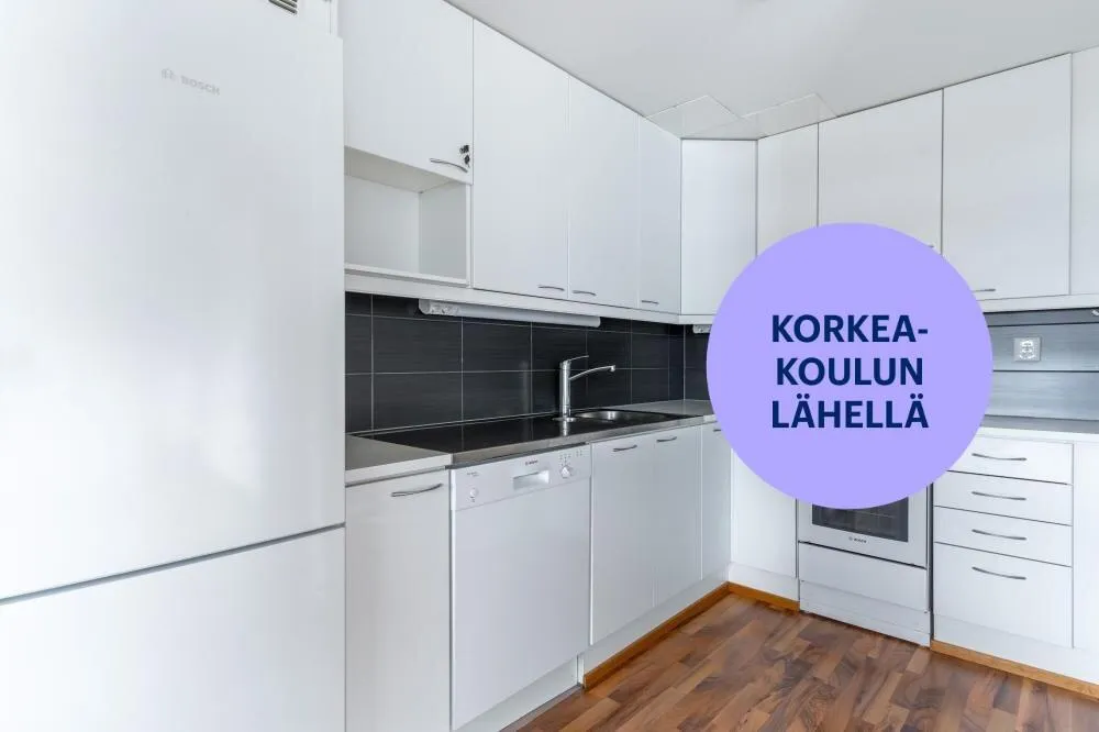 Cucina - Bright Apartment with Balcony in Leppävaara, Espoo