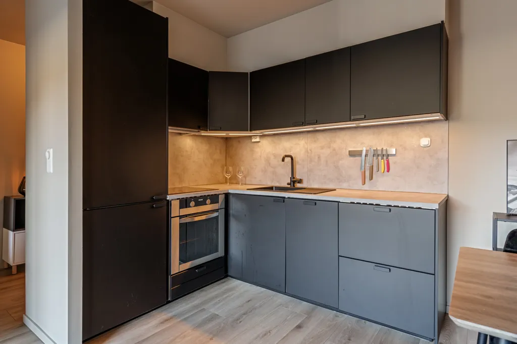 Kitchen - Modernised Apartment with Terrace in Geilo
