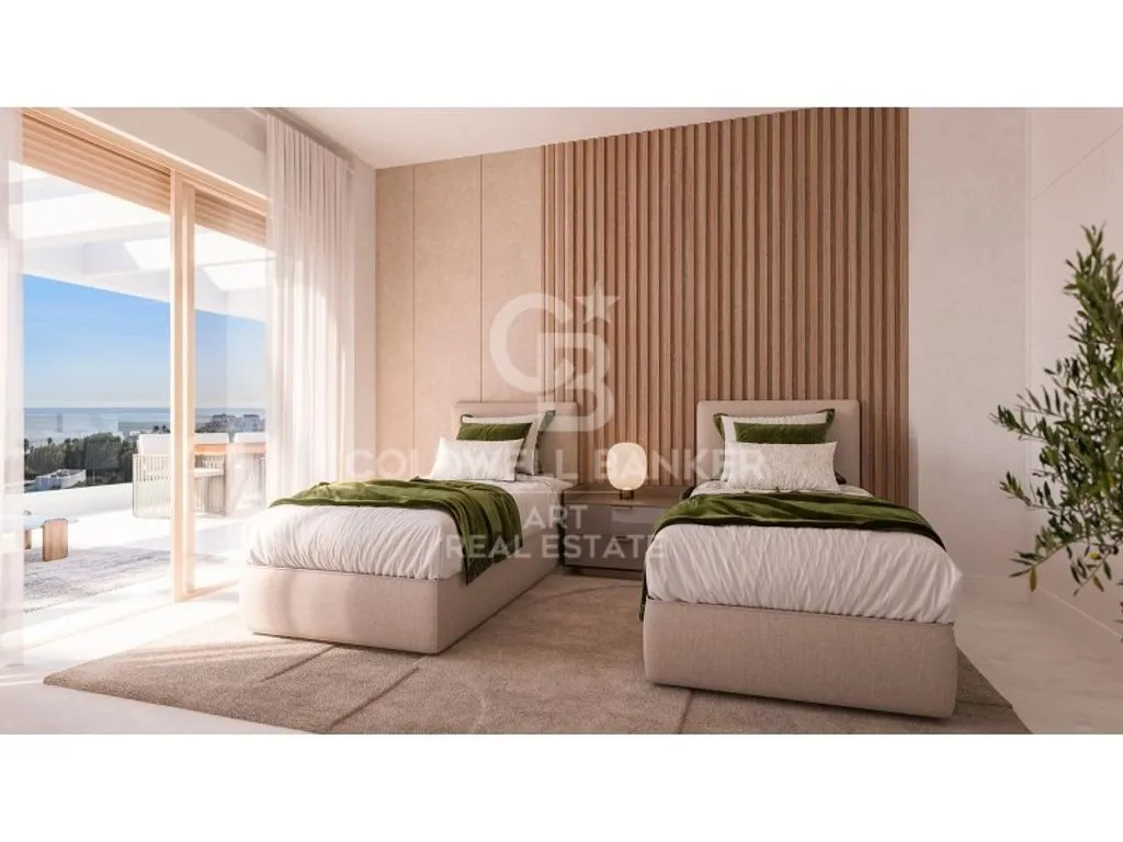 Chambres - Luxury Sea-Facing Apartment in Estepona
