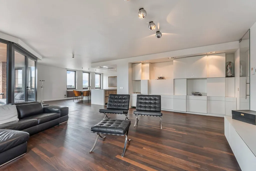 Séjour - Appartement de luxe avec terrasse ensoleillée à Hasselt
