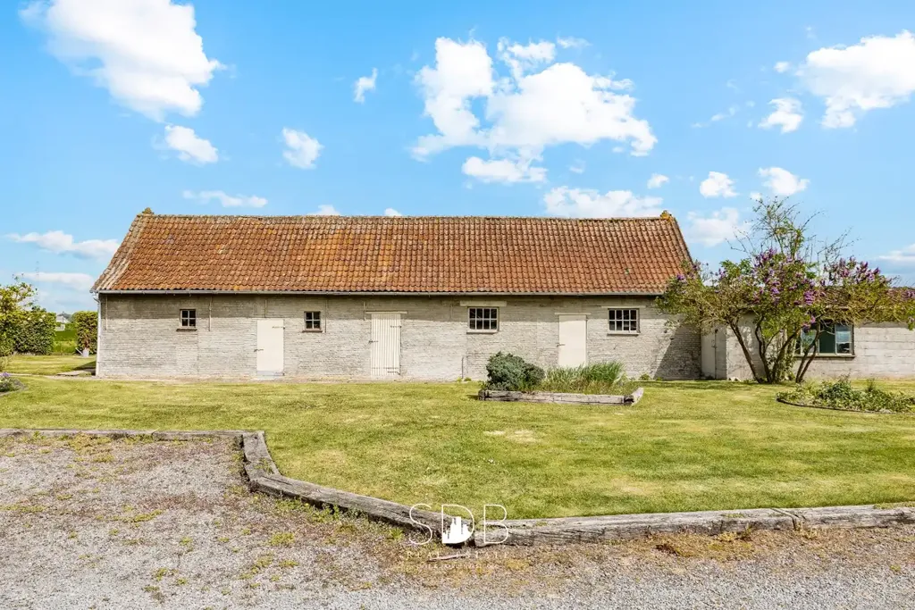 Extérieur - Hoeve Authentique avec Grasland à Waregem