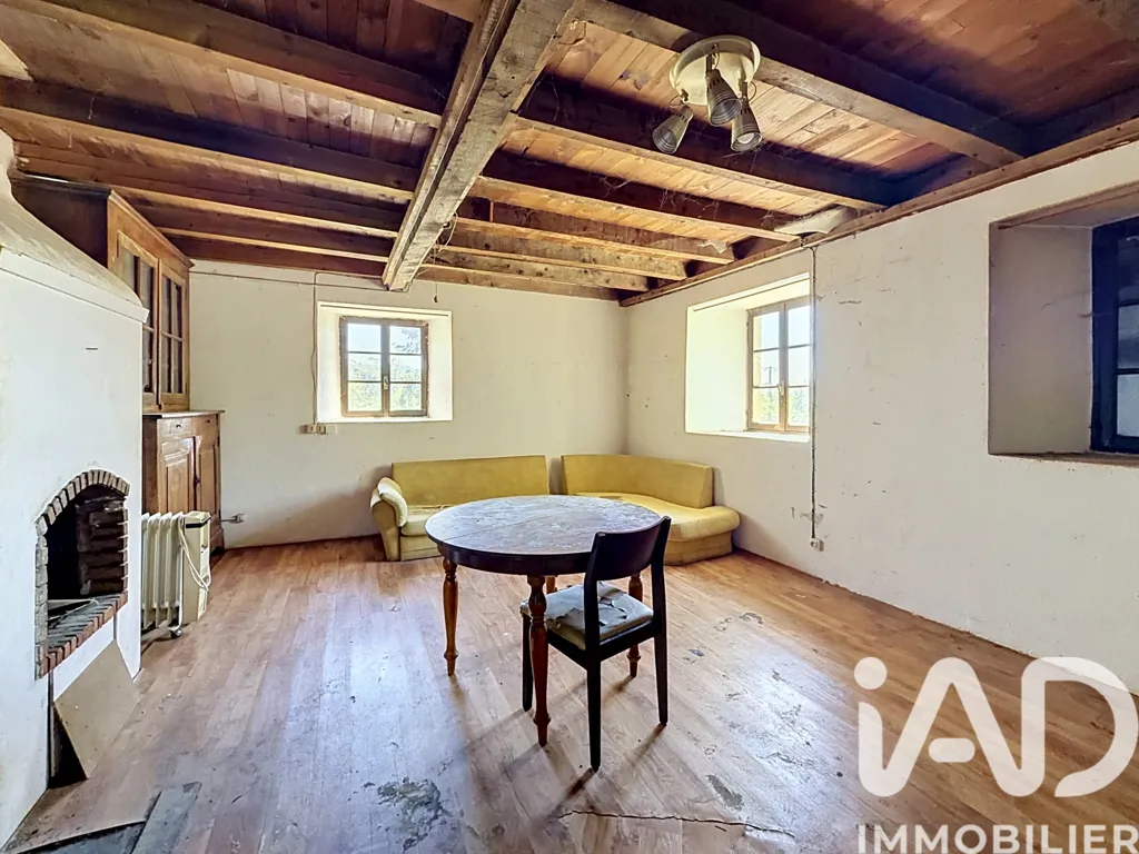 Living Room - Charming Stone House with Garden near Mende