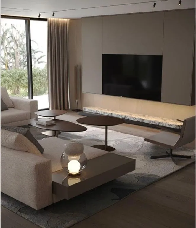 Séjour - Luxury Apartment with Sea View in Santa Ponsa