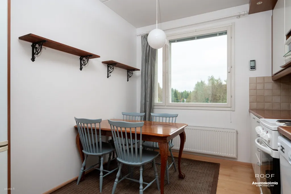 Söögituba - Top-Floor Apartment with Glazed Balcony in Oulu