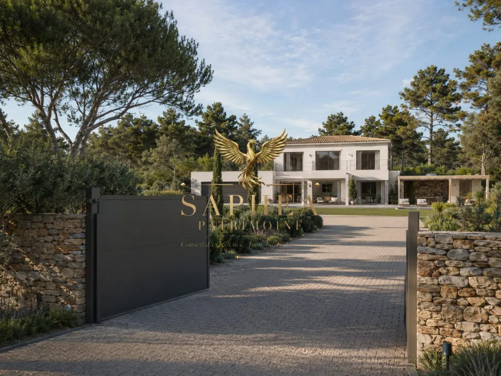Extérieur - Villa Contemporaine avec Piscine à La Cadière-d'Azur