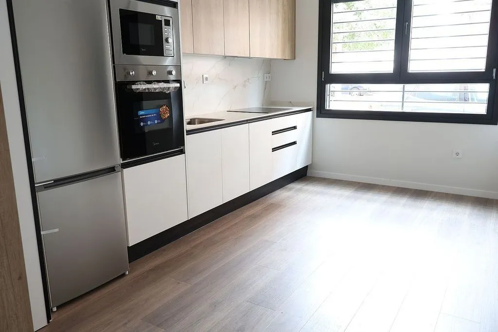 Köök - 1-Bedroom Flat with Air Conditioning near Auditorio Metro