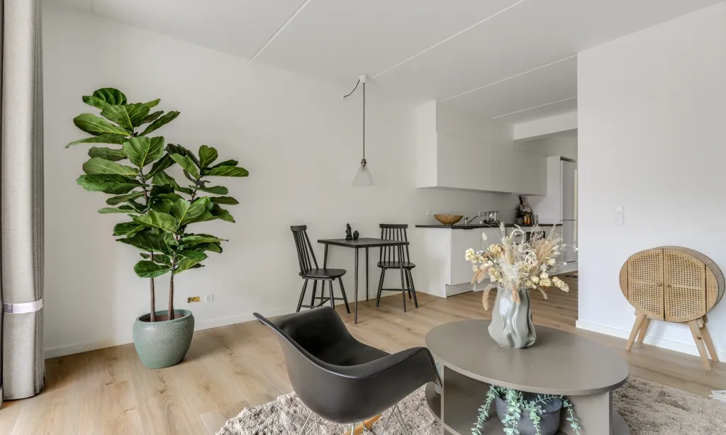 Séjour - Two-Bedroom Apartment with Private Balcony in Odense