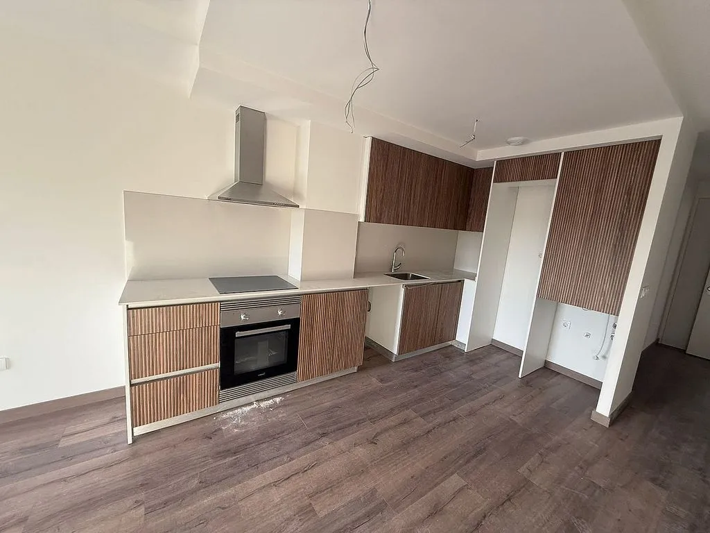 Köök - 1-Bed Flat with Terrace and Pool in Albal