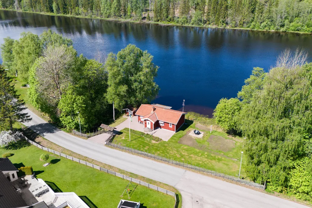 Vista aerea - Cottage with Private Pier in Brunnbäck