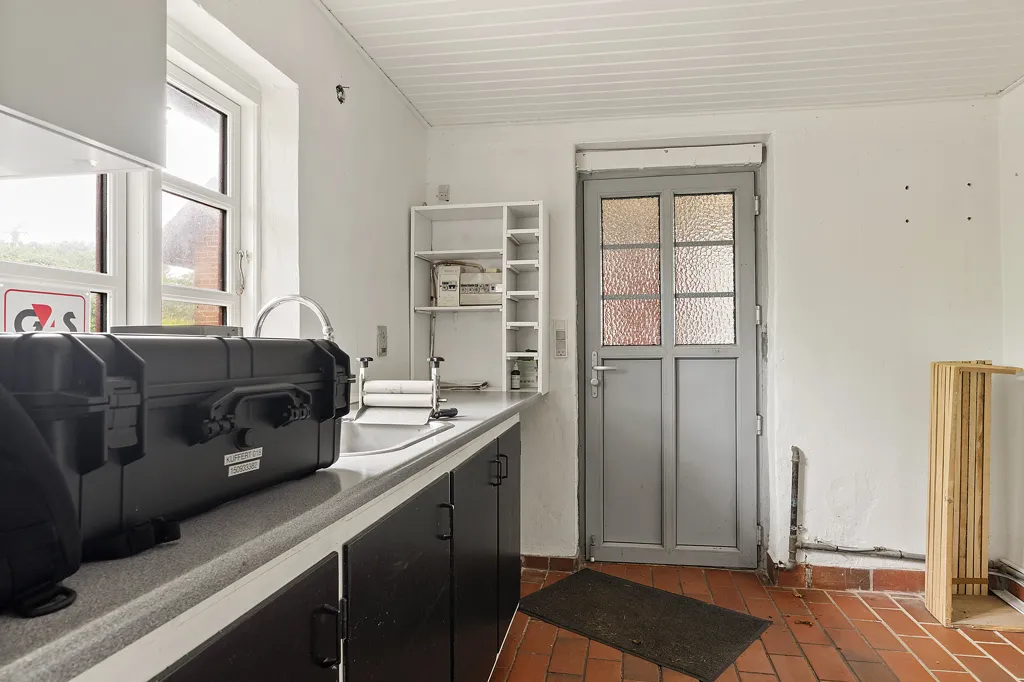 Cucina - Villa with Fireplace in Uldal, Vojens