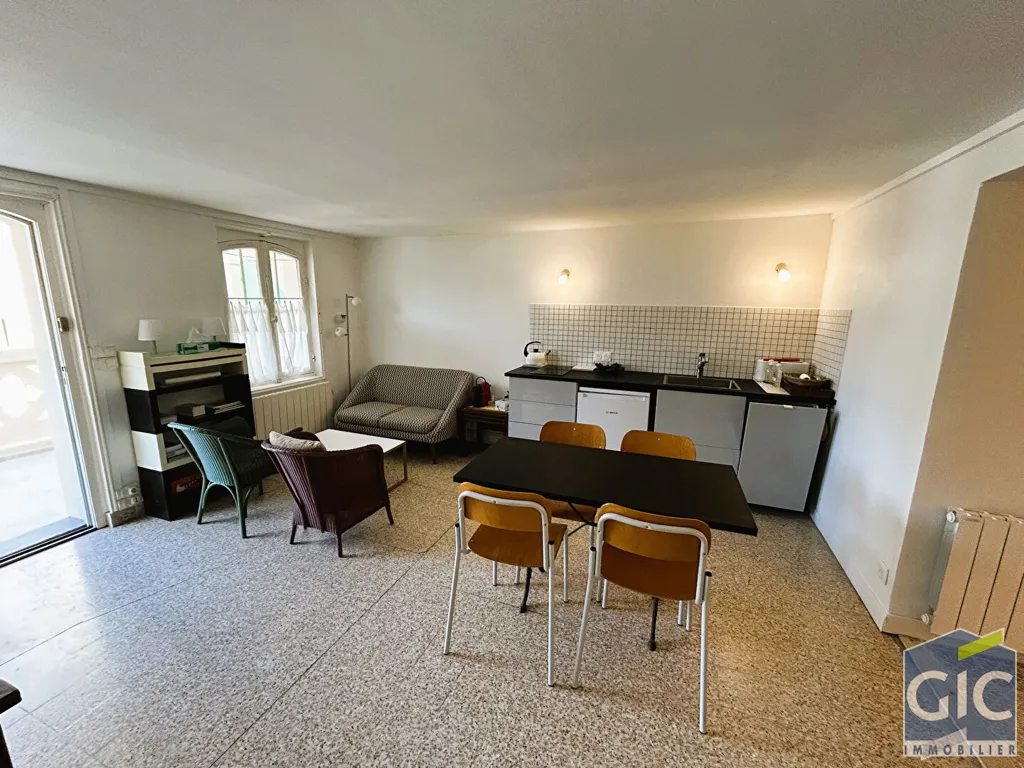 Salle à manger - Appartement avec Terrasse à Trouville-sur-Mer