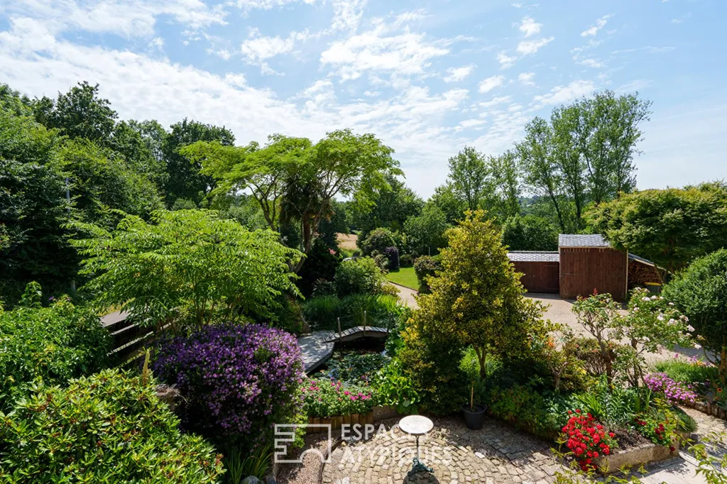Jardin - Maison de Tisserands avec Dépendance à Commana