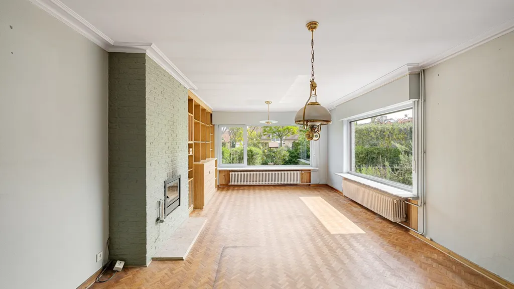 Séjour - Bungalow Rustique avec Jardin à Ramskapelle