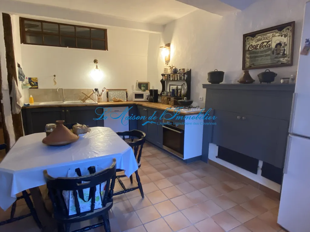 Cuisine - Maison Cévénole avec Cour à L'Estréchure